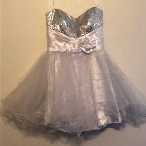 Short Sequined prom dress